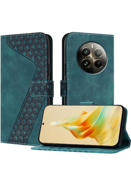 Realme 12 Pro Artı Flip Folio Manyetik Kart Yuvaları Için Telefon Kılıfı Kapak (Yurt Dışından)