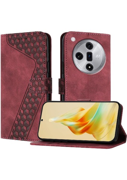 Oppo Bulmak Için Telefon Kılıfı X7 Kart Yuvaları Kapak Manyetik Kickstand Flip Folio (Yurt Dışından)