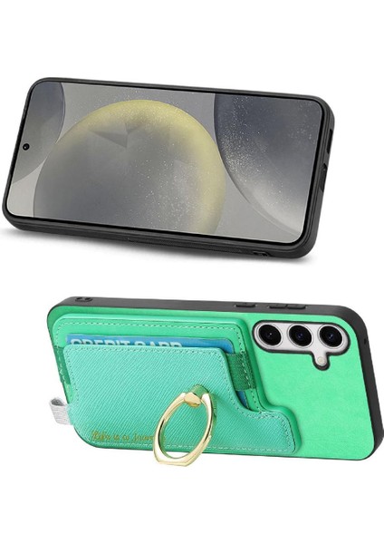 Samsung Galaxy S24 Manyetik Cüzdan Yüzük Standı Tutucu Magsafe Için Kılıf (Yurt Dışından) fırsatları
