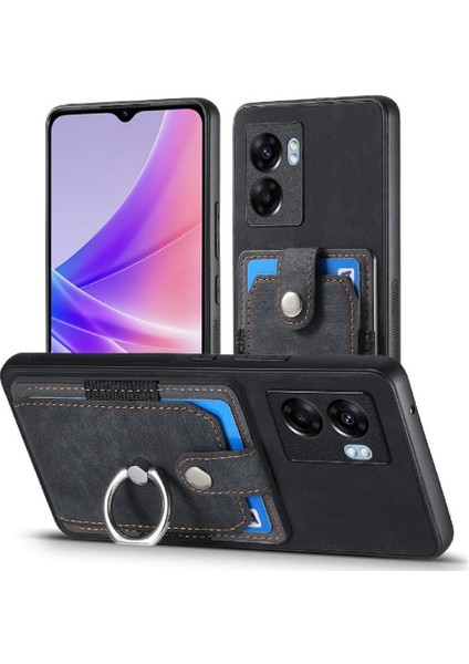 Oppo A77 5g Crad Yuvası Için Kılıf Manyetik Araç Montaj Standı Halka Tutucu (Yurt Dışından)