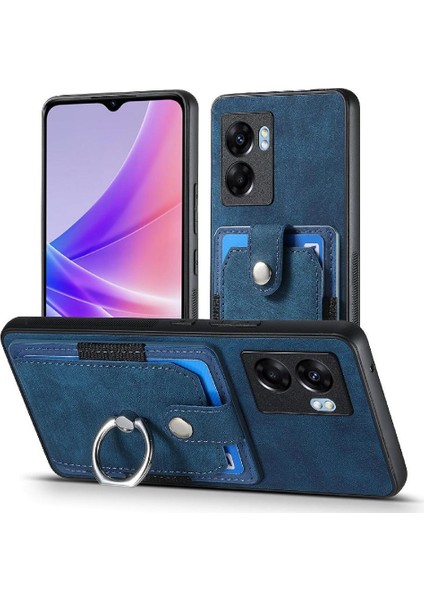 Oppo A77 5g Crad Yuvası Için Kılıf Manyetik Araç Montaj Standı Halka Tutucu (Yurt Dışından)