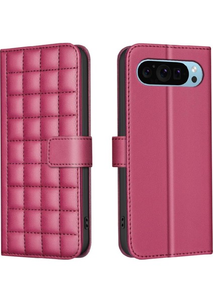 Google Piksel 9 Pro Cüzdan Pu Deri Iş Basit Tarzı Için Flip Case (Yurt Dışından)