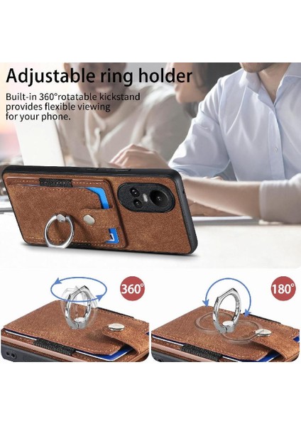 Oppo Oppo 10 5g Için Kılıf Manyetik Araç Montaj Standı Halka Tutucu Crad Yuvası (Yurt Dışından)