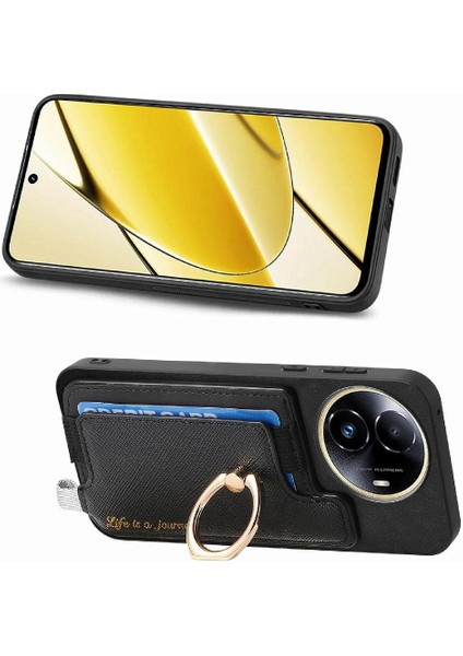 Realme 11 5g Manyetik Magsafe Uyumlu Halka Standı Tutucu Cüzdan Için Kılıf (Yurt Dışından) fiyatları