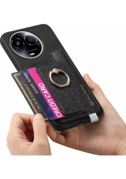 Realme 11 5g Manyetik Magsafe Uyumlu Halka Standı Tutucu Cüzdan Için Kılıf (Yurt Dışından) modelleri
