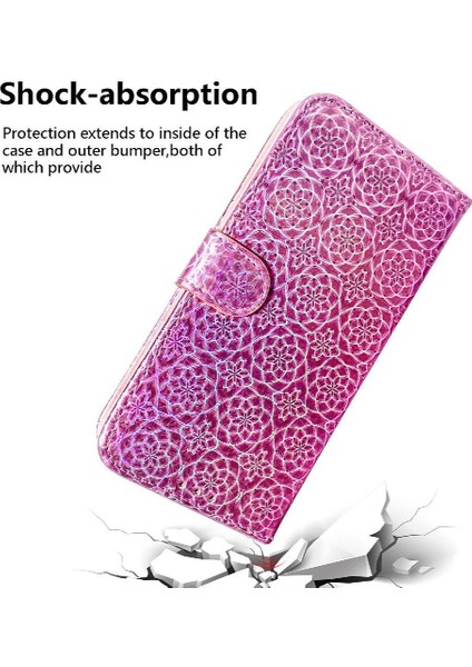 Google Piksel 9 Pro Xl Için Kılıf Cüzdan Kılıf Glitter Renkli Standı Tutucu (Yurt Dışından)