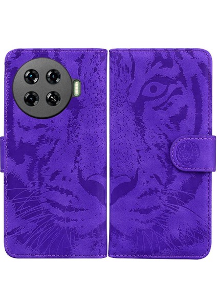 Tecno Spark 20 Pro Artı 4g Kickstand Koruyucu Kabartmalı Için Flip Case (Yurt Dışından)