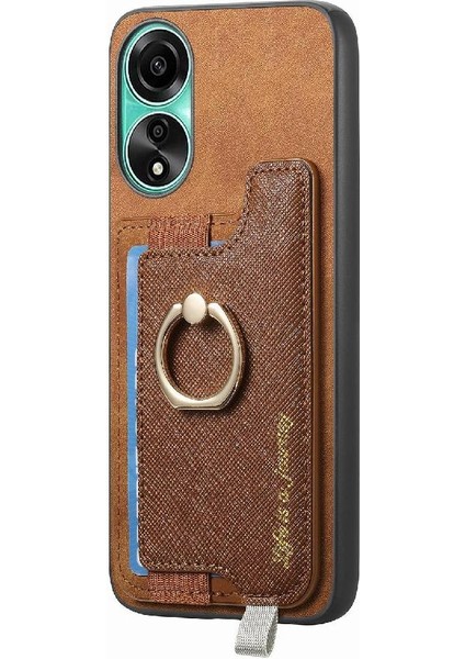 Oppo A78 4g Cüzdan Manyetik Halka Standı Tutucu Için Kılıf Magsafe Uyumlu (Yurt Dışından) fırsatları