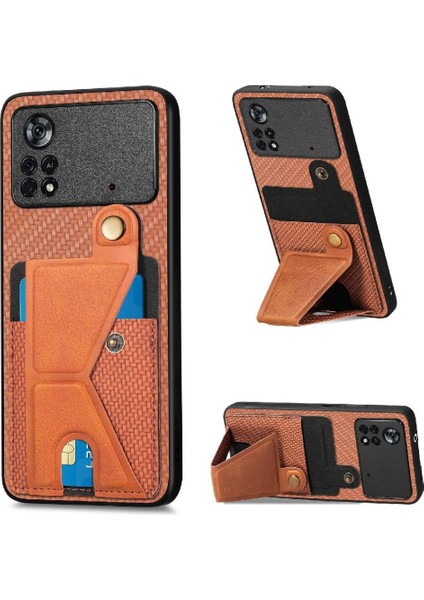 Xiaomi Poco X4 Pro 5g Manyetik Tasarım Braketi Standı Fonksiyonu (Yurt Dışından)