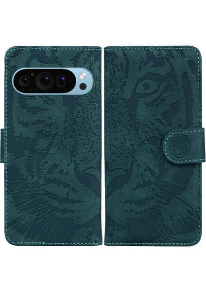 Google Piksel 9 Pro Xl Deri Cüzdan Kickstand Koruyucu Için Flip Case (Yurt Dışından)
