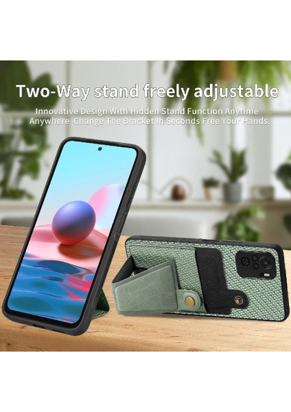 Xiaomi Redmi Not 10 Için Kılıf 4g Standı Fonksiyonu Cardholder Manyetik Tasarım (Yurt Dışından) fırsatları
