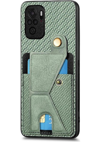 Xiaomi Redmi Not 10 Için Kılıf 4g Standı Fonksiyonu Cardholder Manyetik Tasarım (Yurt Dışından) indirimleri
