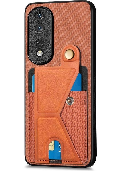 Onur Için Kılıf 80 Pro Standı Fonksiyonu Cardholder Braketi Manyetik Tasarım (Yurt Dışından)