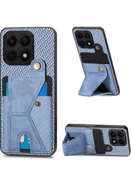 Onur Için Kılıf X8A Braketi Manyetik Tasarım Cardholder Standı Fonksiyonu (Yurt Dışından)