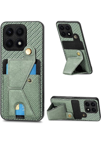 Onur Için Kılıf X8A Braketi Manyetik Tasarım Cardholder Standı Fonksiyonu (Yurt Dışından)