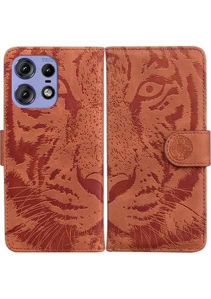 Motorola Moto Kenar 50 Pro Için Flip Case Kabartmalı Sevimli Kaplan Deri Cüzdan (Yurt Dışından) indirimleri