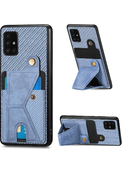 Samsung Galaxy A71 5g Standı Fonksiyonu Manyetik Tasarım Braketi (Yurt Dışından)