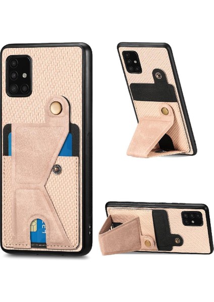 Samsung Galaxy A71 5g Standı Fonksiyonu Manyetik Tasarım Braketi (Yurt Dışından)