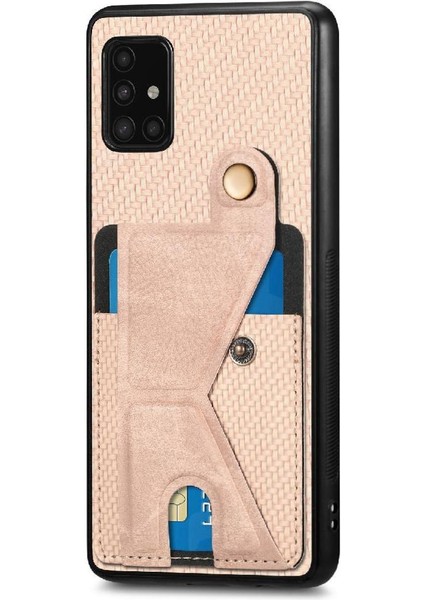 Samsung Galaxy A71 5g Standı Fonksiyonu Manyetik Tasarım Braketi (Yurt Dışından)