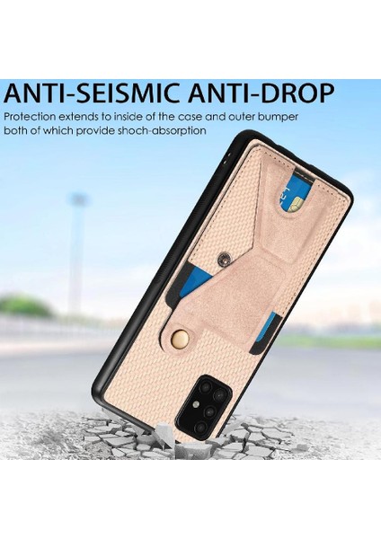 Samsung Galaxy A71 5g Standı Fonksiyonu Manyetik Tasarım Braketi (Yurt Dışından)