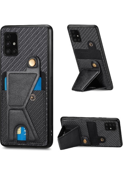 Samsung Galaxy A71 5g Standı Fonksiyonu Manyetik Tasarım Braketi (Yurt Dışından)