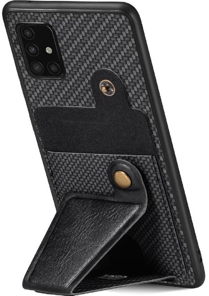Samsung Galaxy A71 5g Standı Fonksiyonu Manyetik Tasarım Braketi (Yurt Dışından)