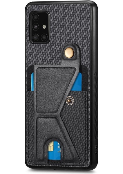 Samsung Galaxy A71 5g Standı Fonksiyonu Manyetik Tasarım Braketi (Yurt Dışından)