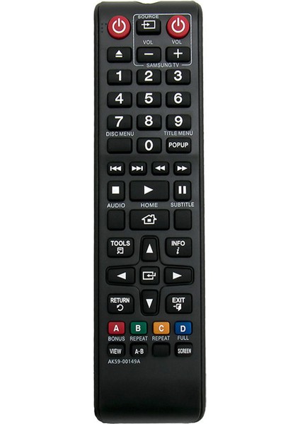 Uzaktan Kumanda AK59-00149A Samsung Blu-Ray Için Uzaktan Kumanda BD-FM57C BD-H5100 BD-H5900 (Yurt Dışından) fiyatları