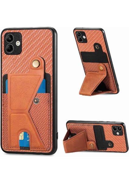 Samsung Galaxy A04 4g Manyetik Tasarım Standı Fonksiyonu Braketi (Yurt Dışından)