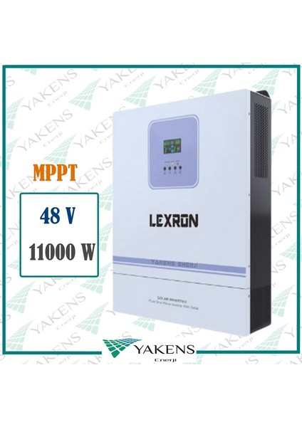 11000 Watt 11KW 48V 180A Mppt Şarjlı Tamsinüs Akıllı Inverter Yüksek Voltajlı Paralel Kitli