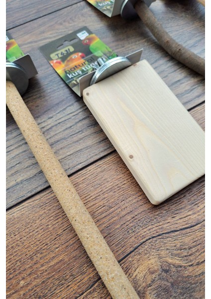 Venty 4'lü Doğal Papağan Tünek Seti - Pedikür Tünek | Muhabbet | Forpus | Sevda | Cennet | M261 fiyatları