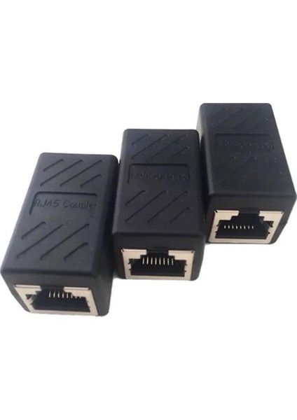 Dişi Ağ Kablosu Aktarım Kafası RJ45 Adaptörü Lan Kablosu Adaptörü Çoğaltıcı Genişletici RJ45 Ethernet Kablosu (Yurt Dışından)