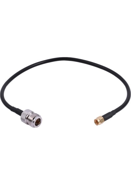2x Rp-Sma Erkek - N Tipi Dişi Konnektör Kablosu Siyah 40CM (Yurt Dışından) fiyatları