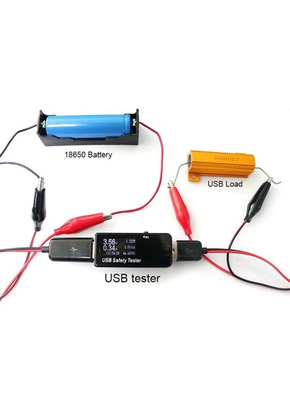 1 Adet Timsah Klip USB Erkek Test Tel Adaptörü Kırmızı Siyah Tel Timsah Klip Test Kablosu 50 cm (Yurt Dışından) indirimleri