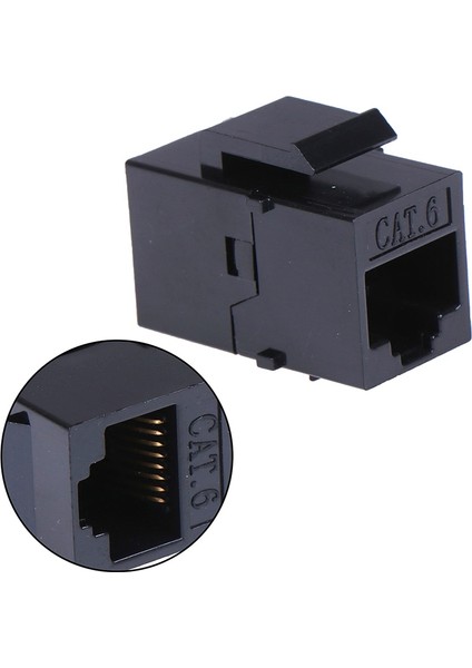 RJ45 Dişi Utp CAT5E Cat6 Keystone Jack Inline Bağlayıcı Konnektör Adaptörü (Yurt Dışından) fiyatları
