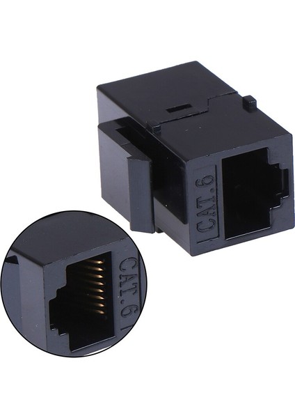 RJ45 Dişi Utp CAT5E Cat6 Keystone Jack Inline Bağlayıcı Konnektör Adaptörü (Yurt Dışından) fırsatları