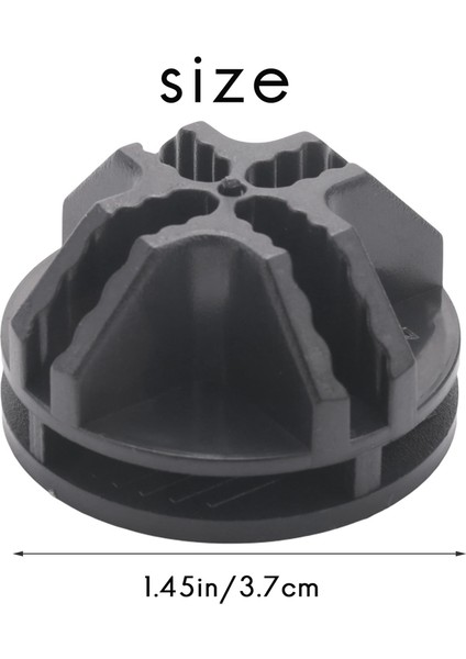 Modüler Düzenleyici Dolap Için Plastik Konektörler, 16'lı Set (Siyah) (Yurt Dışından) indirimleri