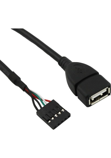 1x USB 2.0 A Dişi Dupont 5 Pin Dişi Jack Başlık Anakart Bağlantı Kablosu 50CM/1.5FT (Yurt Dışından) modelleri