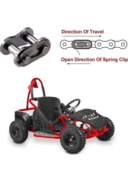 Zincir Bağlantı Halkası, Oksidasyona Dayanıklı Makaralı Zincir Kafası 14 Adet Bisiklet Motosiklet Için (Yurt Dışından) fiyatları