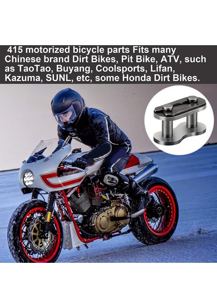 Zincir Bağlantı Halkası, Oksidasyona Dayanıklı Makaralı Zincir Kafası 14 Adet Bisiklet Motosiklet Için (Yurt Dışından) modelleri