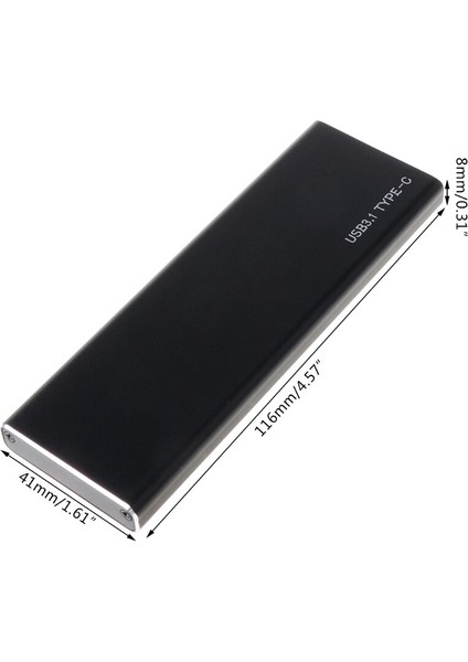Usb-C M.2 Sabit Sürücü Muhafazası B Anahtar Sata SSD Okuyucu - USB 3.0 Adaptörü Alüminyum Taşınabilir Sabit Disk Sürücüsü Muhafazası (Yurt Dışından) modelleri