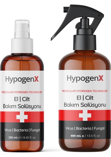 Hypogenx El ve Cilt Dezenfektanı Hipokloröz Asit Bazlı 400 ml