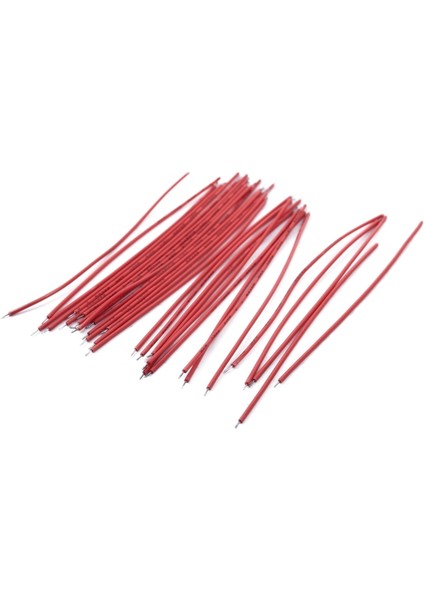 Takım 30 Adet 10CM Kırmızı Renkli Tel Elektronik Tel 10*4.2*4.2cm (Yurt Dışından)