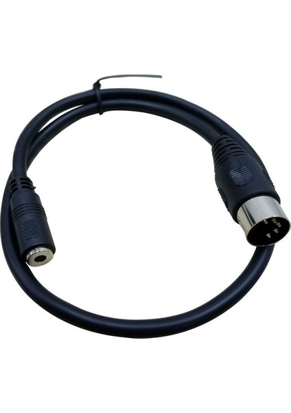 Dın 3.5mm Kablo 5 Pin Dın Fiş Erkek 3.5 mm Kadın Smartphone Aux Kulaklık Stereo Jak Adaptörü Giriş Kablosu 1.5 M (Yurt Dışından) fırsatları