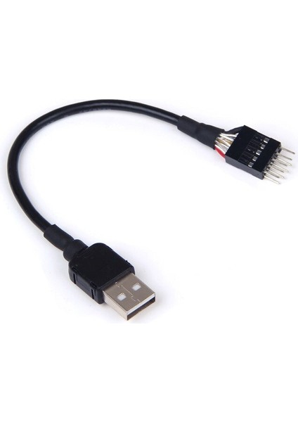 2021 24AWG Sıcak Satış 9 Pin Erkek Harici USB A Erkek Pc Anakart Dahili Veri Uzatma Kablosu (Yurt Dışından) fiyatları
