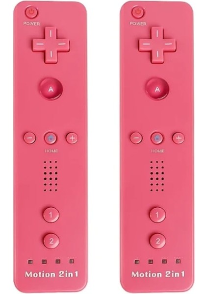 Adet Sağ Kırmızı-Sol/sağ Nintendo Wii/wii U Denetleyici 2in1 Kablosuz Uzaktan Kumanda Denetleyicisi Motion Plus Video Oyunu Aksesuarları (Yurt Dışından)