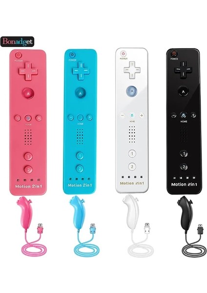Adet Sağ Kırmızı-Sol/sağ Nintendo Wii/wii U Denetleyici 2in1 Kablosuz Uzaktan Kumanda Denetleyicisi Motion Plus Video Oyunu Aksesuarları (Yurt Dışından) modelleri