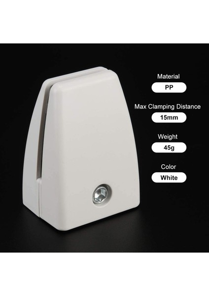 Masa Için Hapşırma Koruması-2 x Ekran Klipsi-Beyaz (Yurt Dışından) modelleri