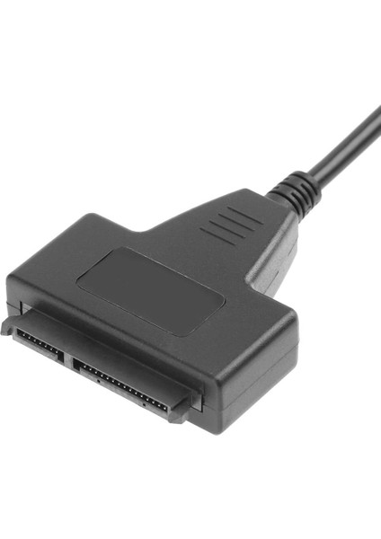 Sata Çift Usb3.0 2.0 Powered Sata 22 Pin Sabit Disk USB 3.0 Kablosu Harici 2.5 Inç Sata HDD SSD Için Yüksek Hızlı Adaptör Kablosu (Yurt Dışından)
