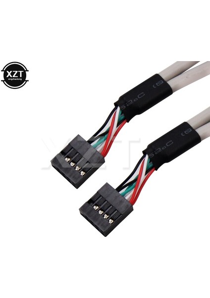 4 Port USB 2.0 Ila 9 Pin Anakart Başlık Braketi Uzatma Kablosu Bilgisayar Arka Panel Braketi 9pin Sıcak Satış Adaptörü Yeni (Yurt Dışından) indirimleri